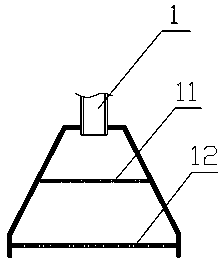 Steelmaking waste hot water circulation treatment device