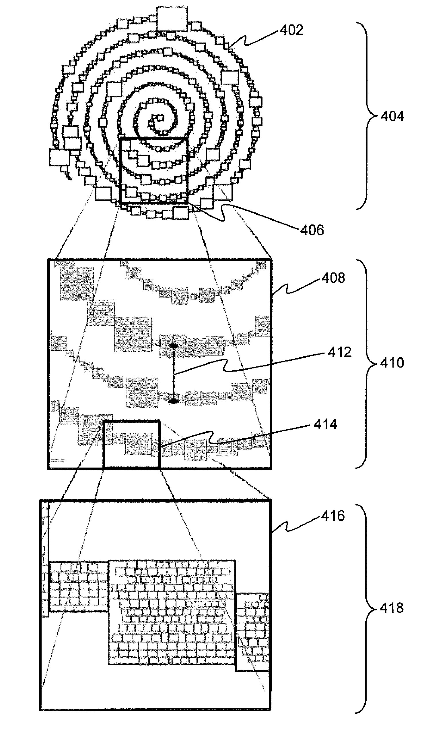 System for processing image data, storing image data and accessing image data