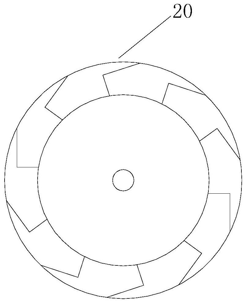 Mountainous area unpowered algae biological rotating disc sewage treatment system