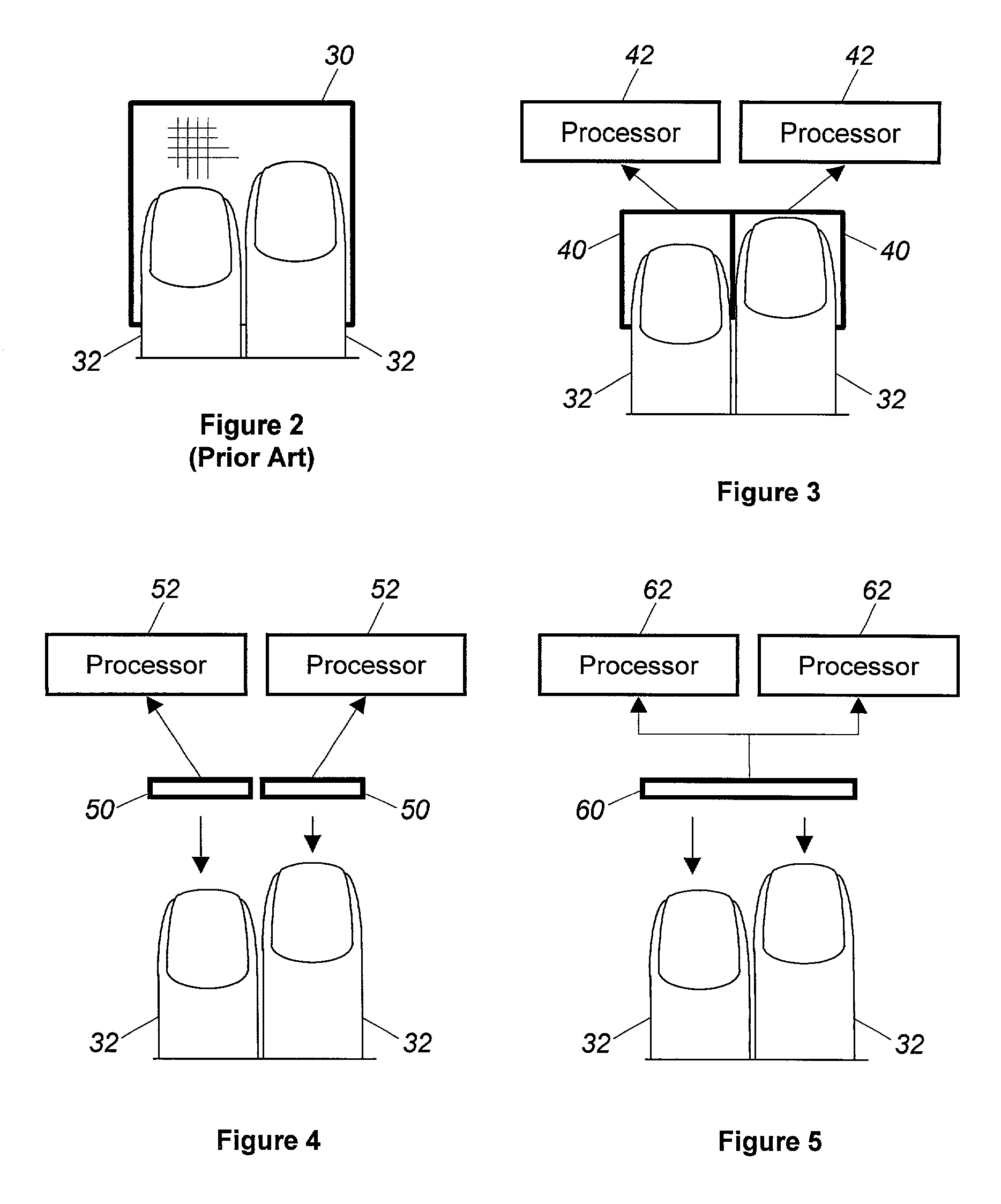 Method and system for identity verification using multiple simultaneously scanned biometric images