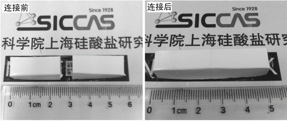 Novel connection method of ceramic bodies