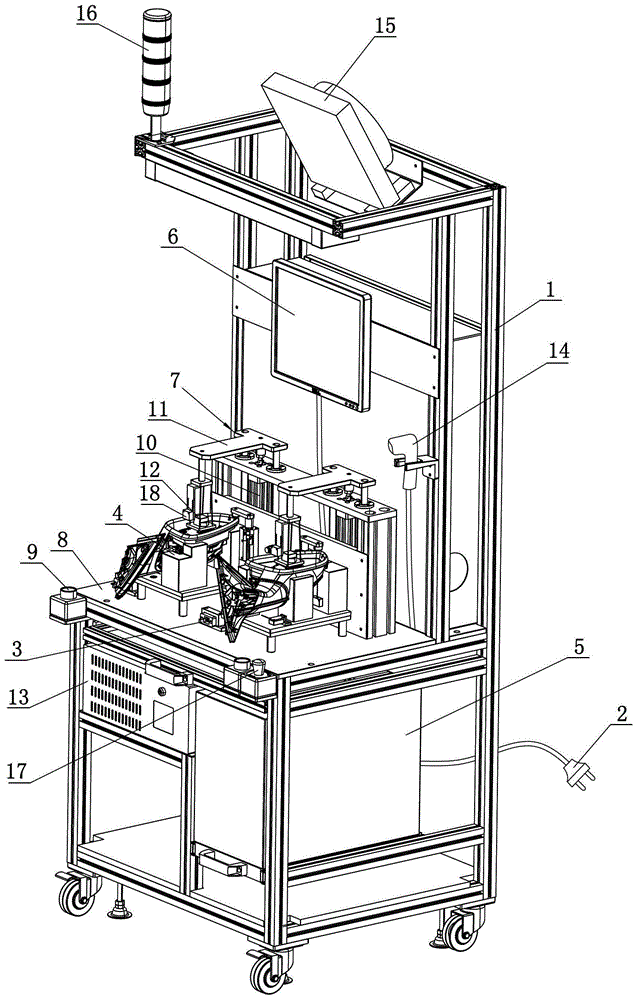 Vehicle rearview mirror factory inspection device