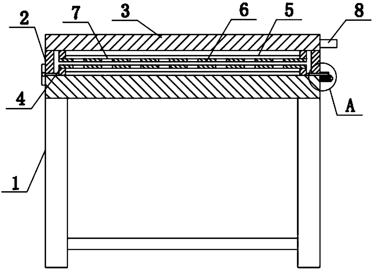 Electric heating table with function of drying clothes