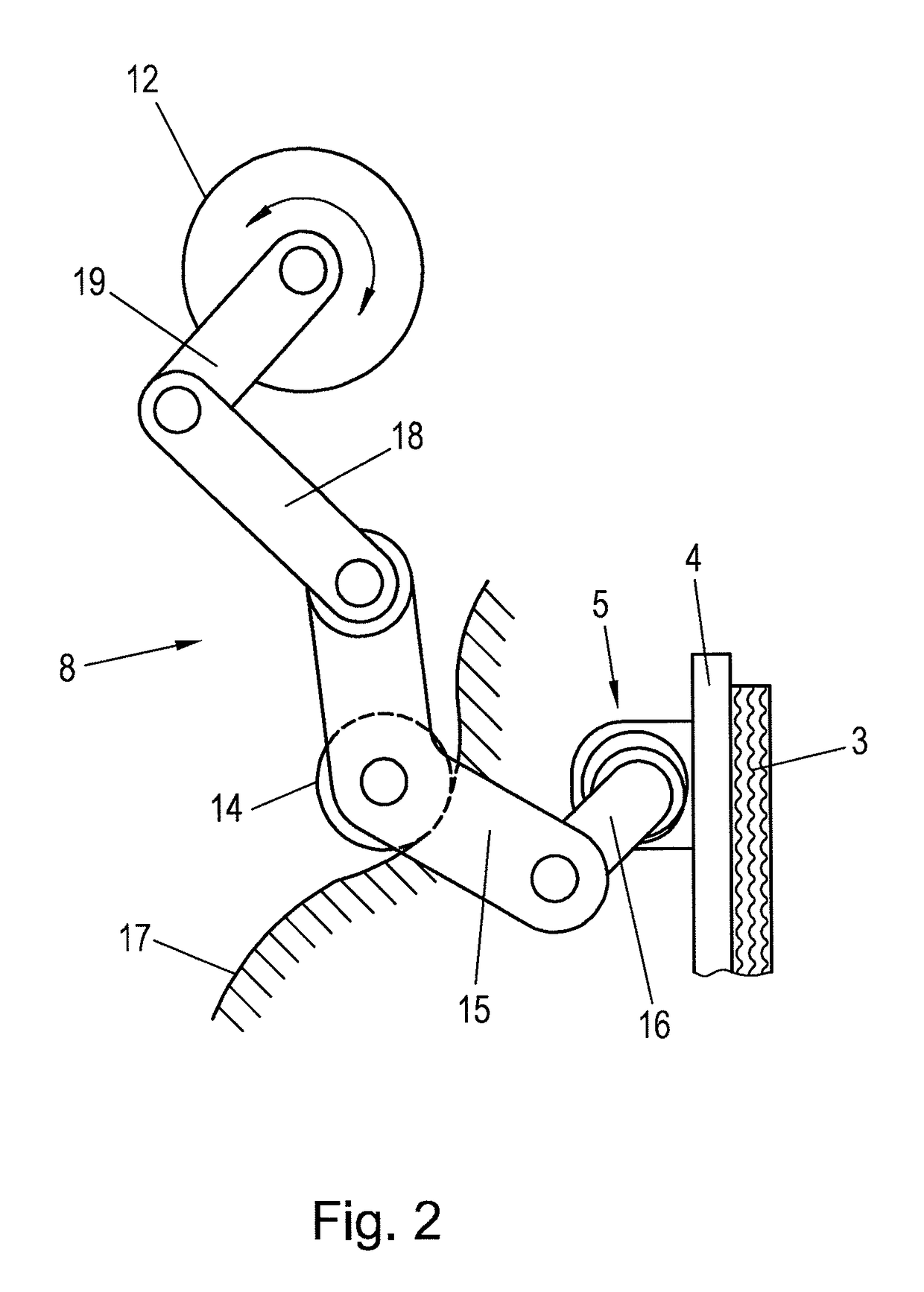 Electrically actuated friction brake