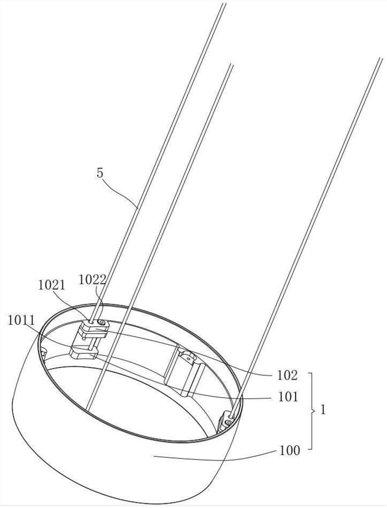 Wire adjusting mechanism