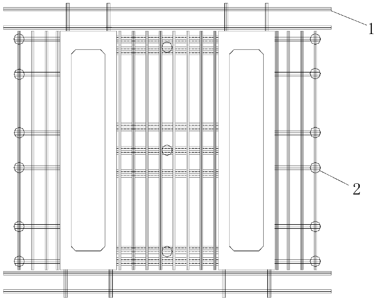 Preloading method of bridge support