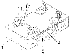 Damping base for motor