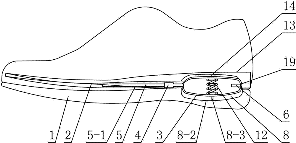 Processing method of breathable shoes