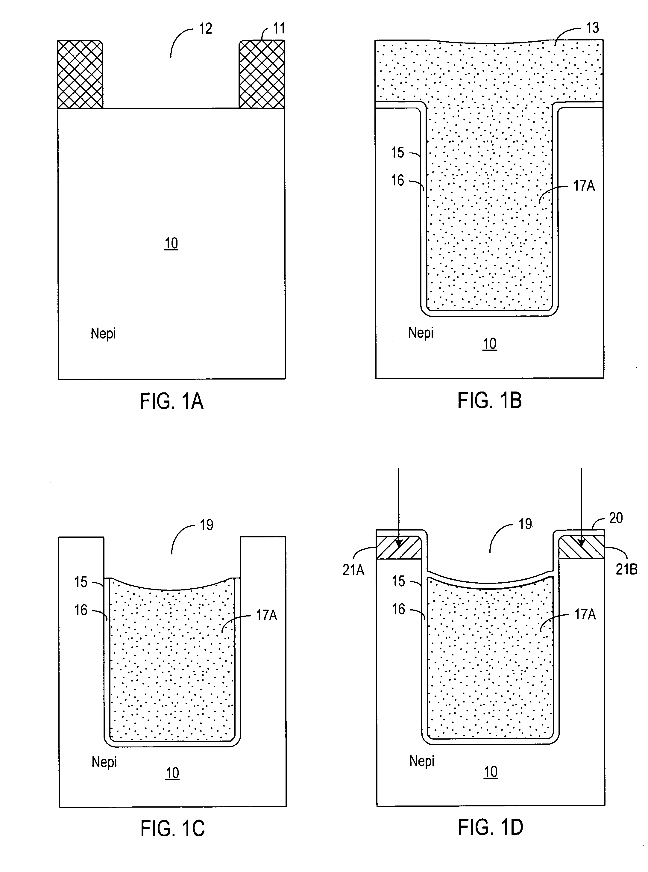 Trench power MOSFET with planarized gate bus