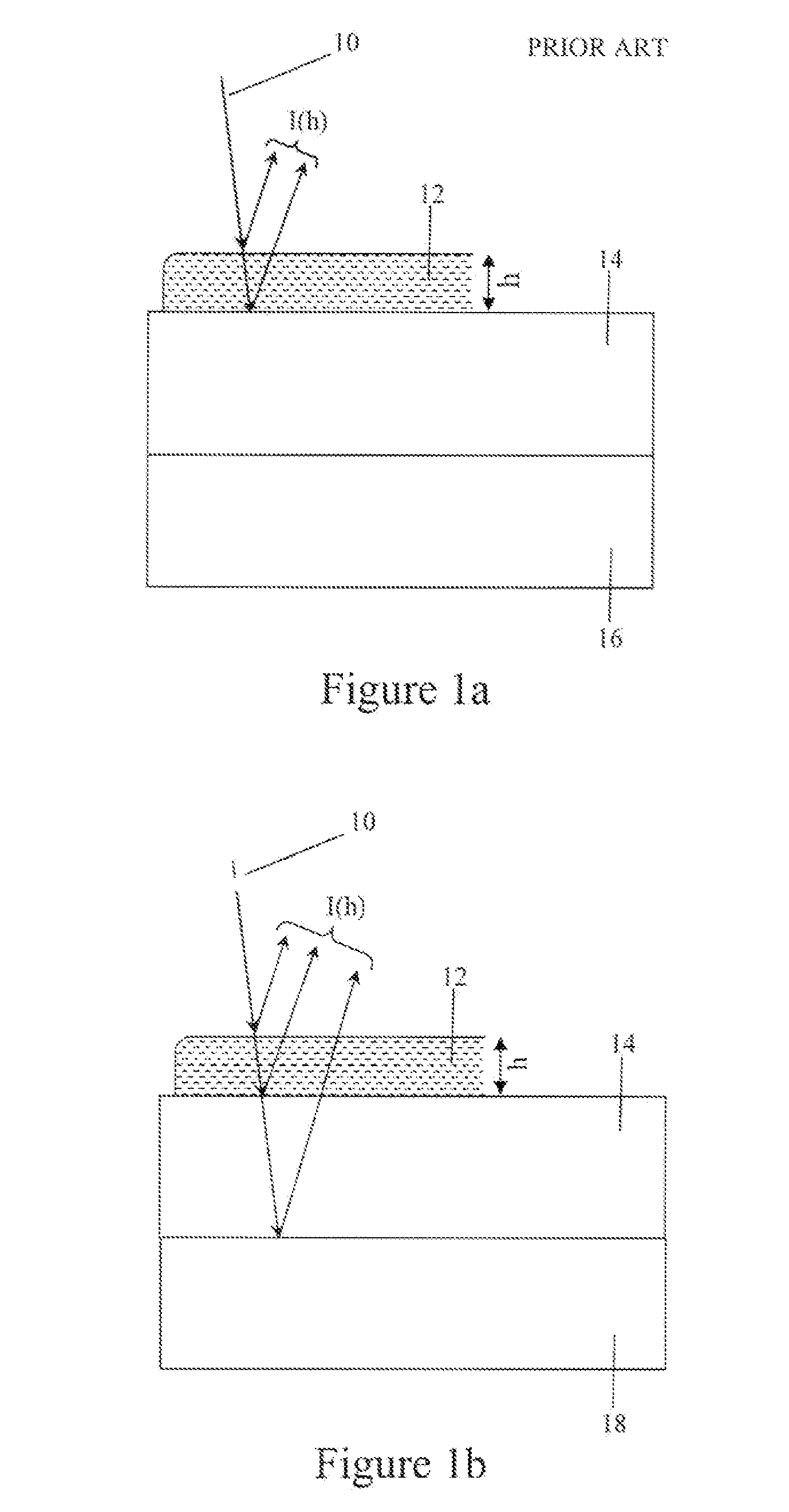 Determination of thin film topography