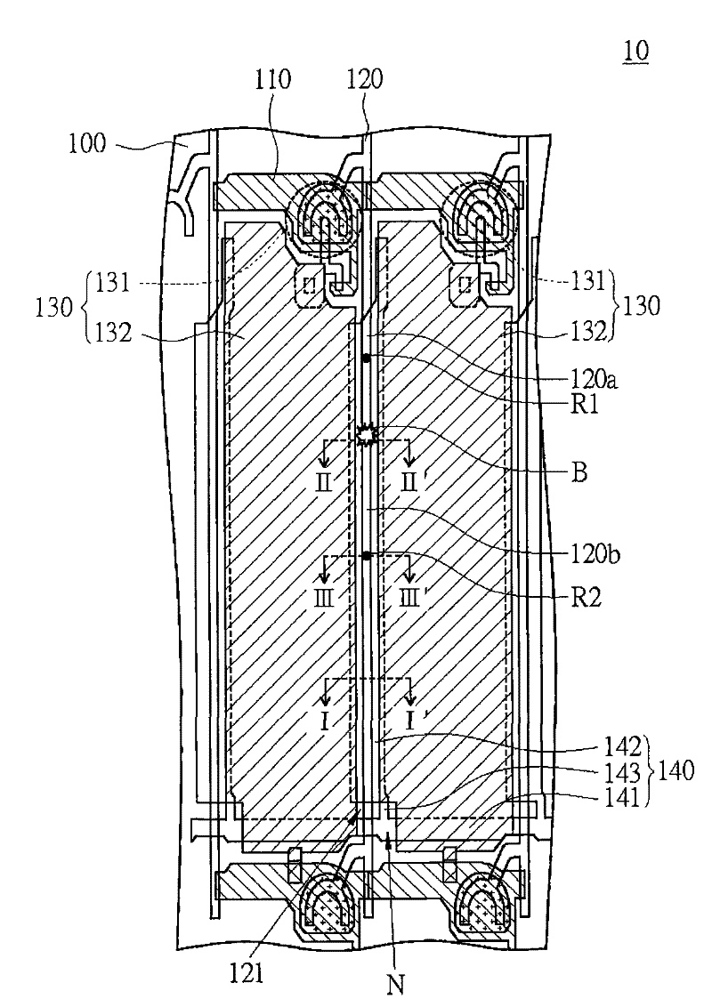 Active array substrate, LCD panel and its mending method