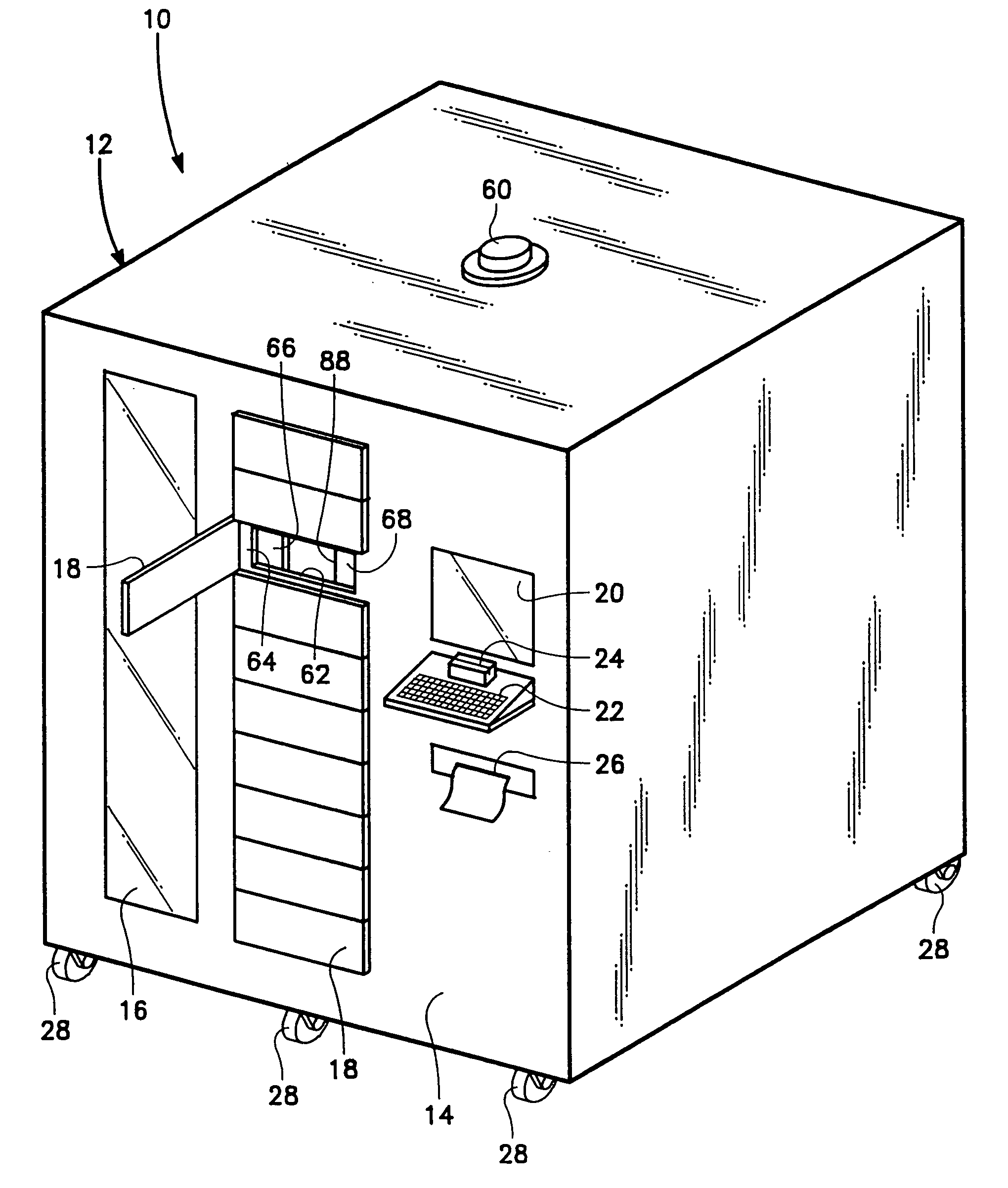 Tool vending machine and method therefore