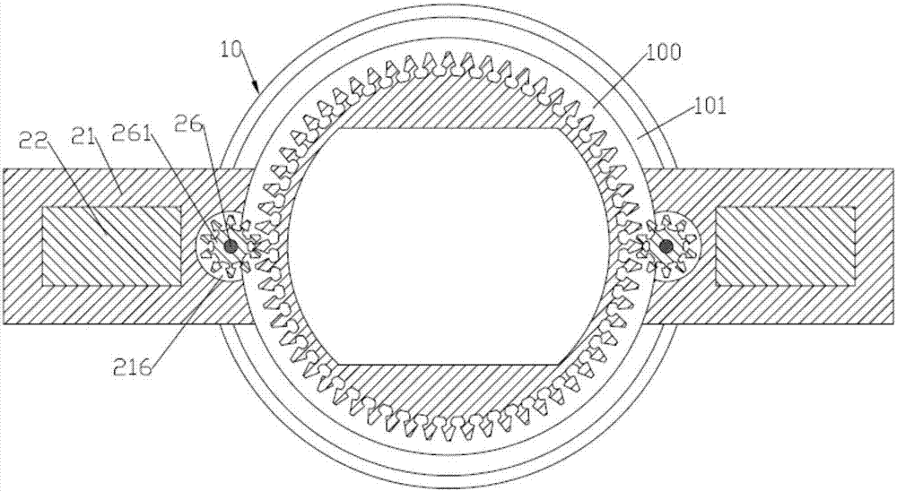 Rotary conveying device for shoe-making beading machine