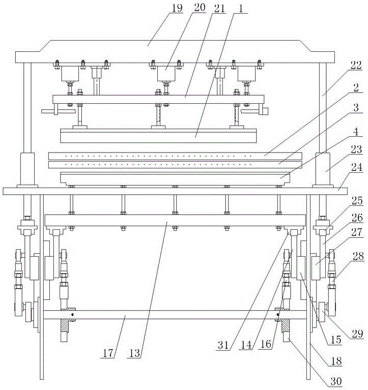 Diaper bag wide side welding mechanism