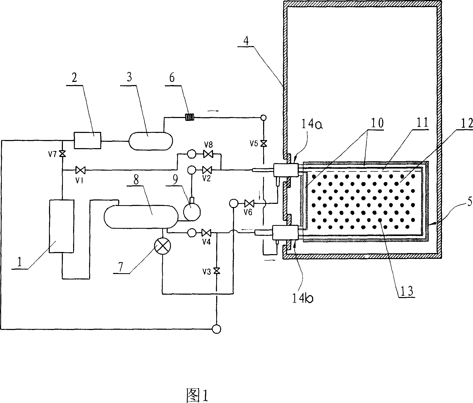 Thawing stripping type ice making apparatus