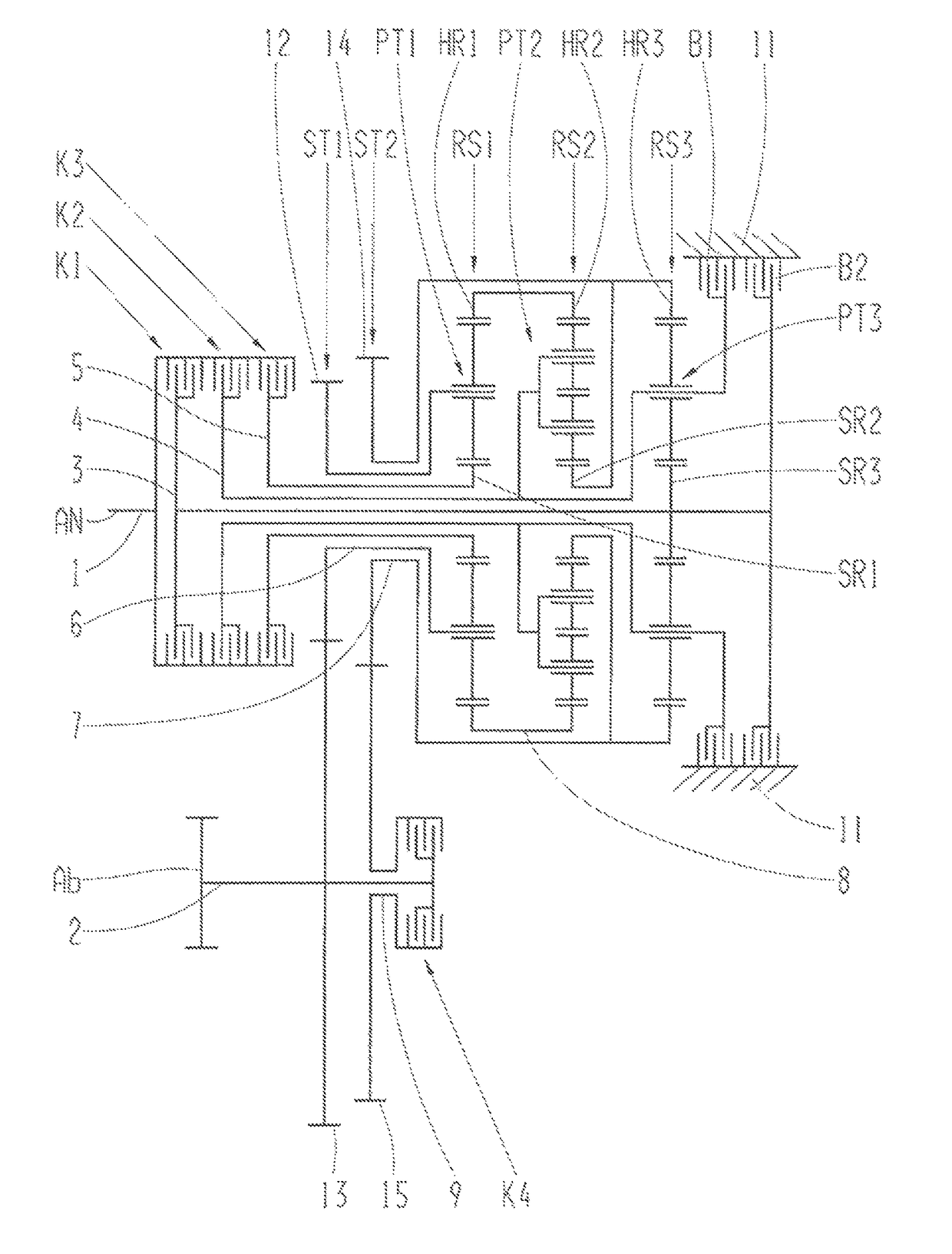 Multi-speed transmission in planetary design