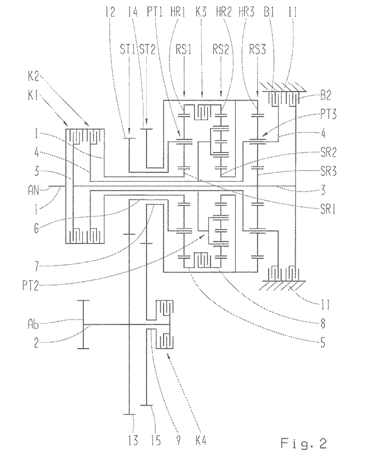 Multi-speed transmission in planetary design