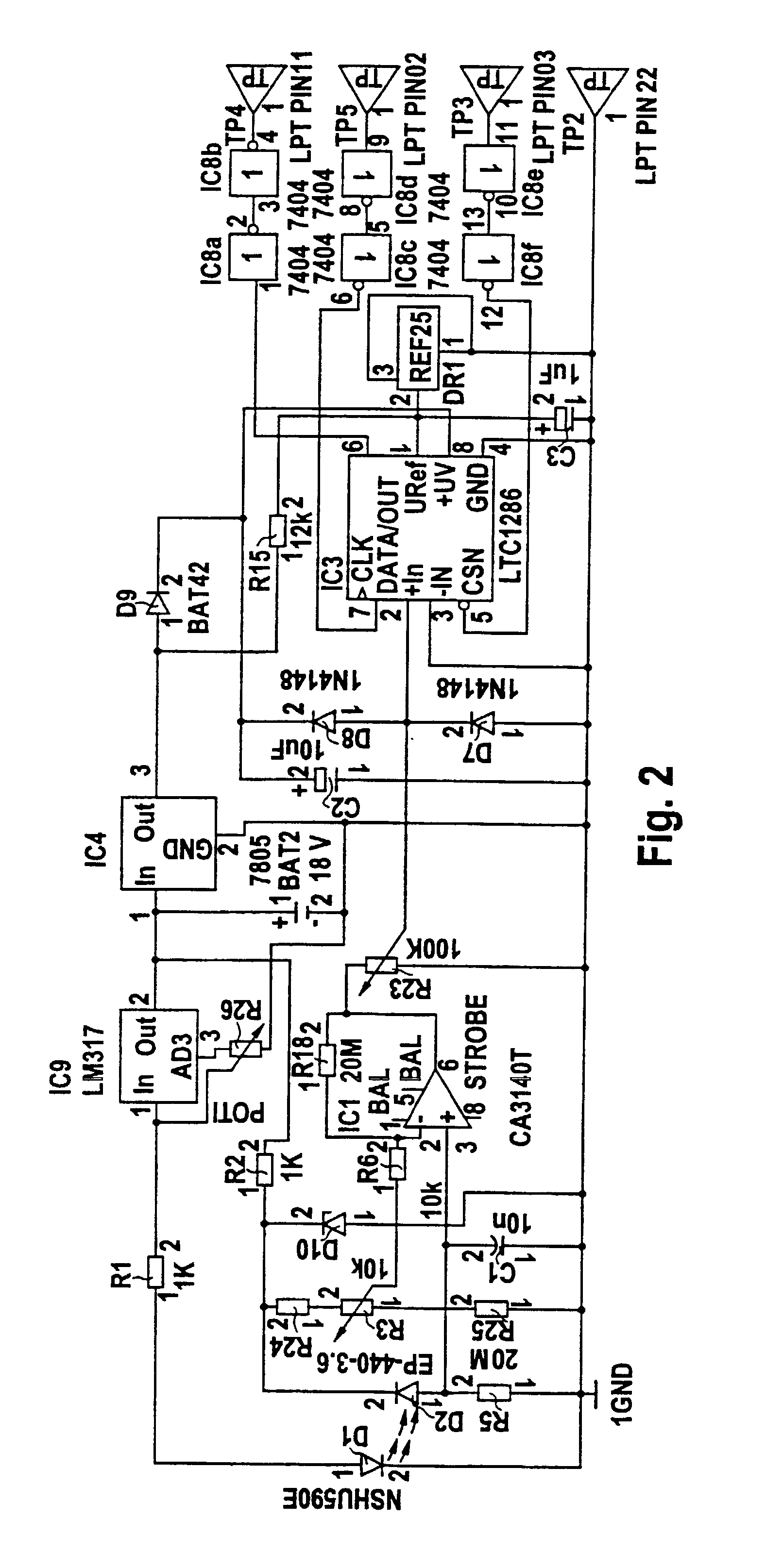 Device for the detecting of aflatoxins