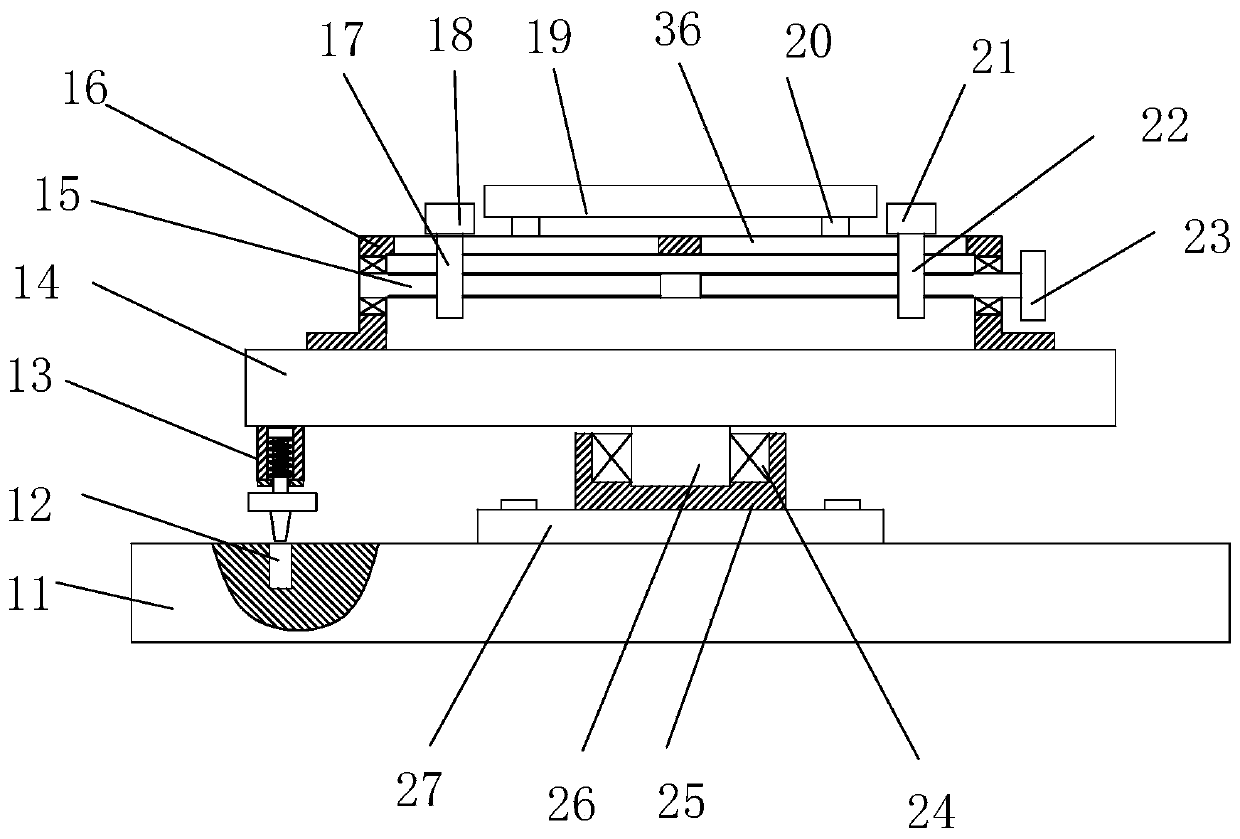 Tapping and drilling machine for disc parts