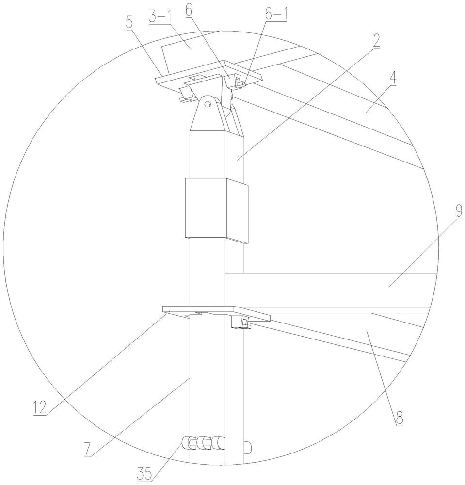 Low-energy-consumption socket and spigot type field camping structure and mounting method thereof