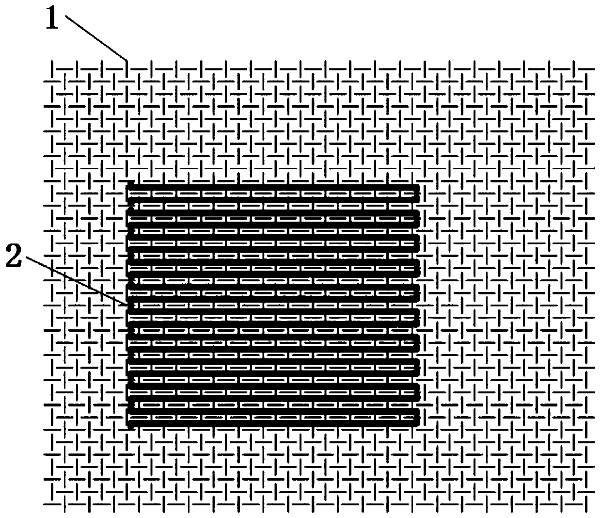 A kind of flexible strain sensing woven fabric and its manufacturing process