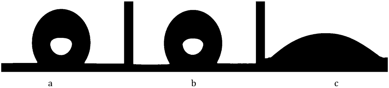 Preparation method of super-hydrophobic and bilateral hydrophilic static spinning nano fiber composite membrane