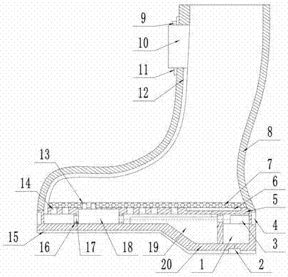 Multifunctional insulating boot with alarming device