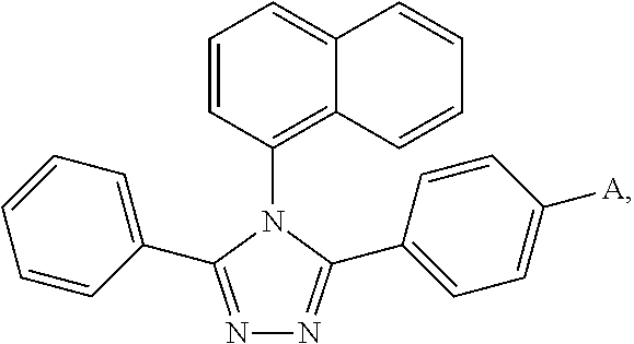 1, 2, 4-triazole-based derivative, production process and use thereof, and organic electroluminescent device