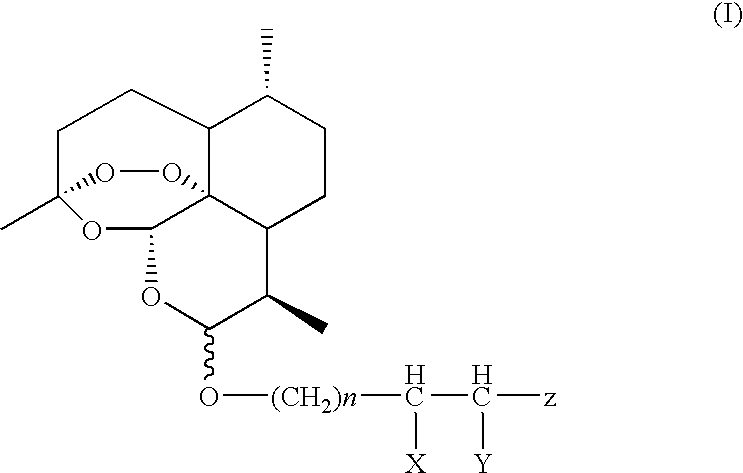 Water-Soluble Artemisinin Derivatives, Their Preparation Methods, the Pharmaceutical Compositions and the Use Thereof