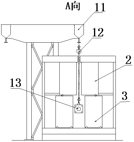 Spraying powder booth for surfaces of metal parts