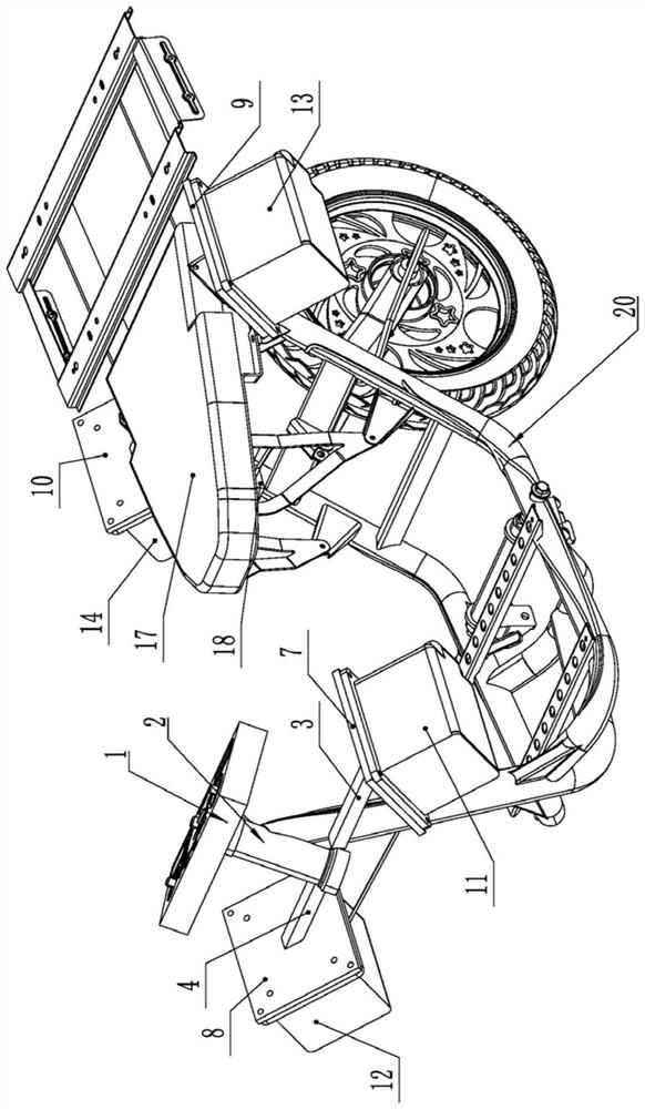 Anti-rollover device and anti-rollover method for electric automatic vehicle