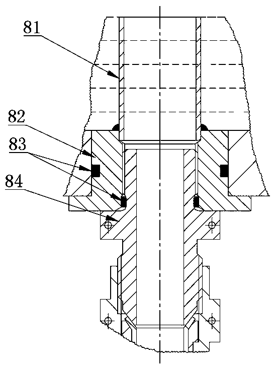 Lubricating and cooling structure for high-power durability test of gear