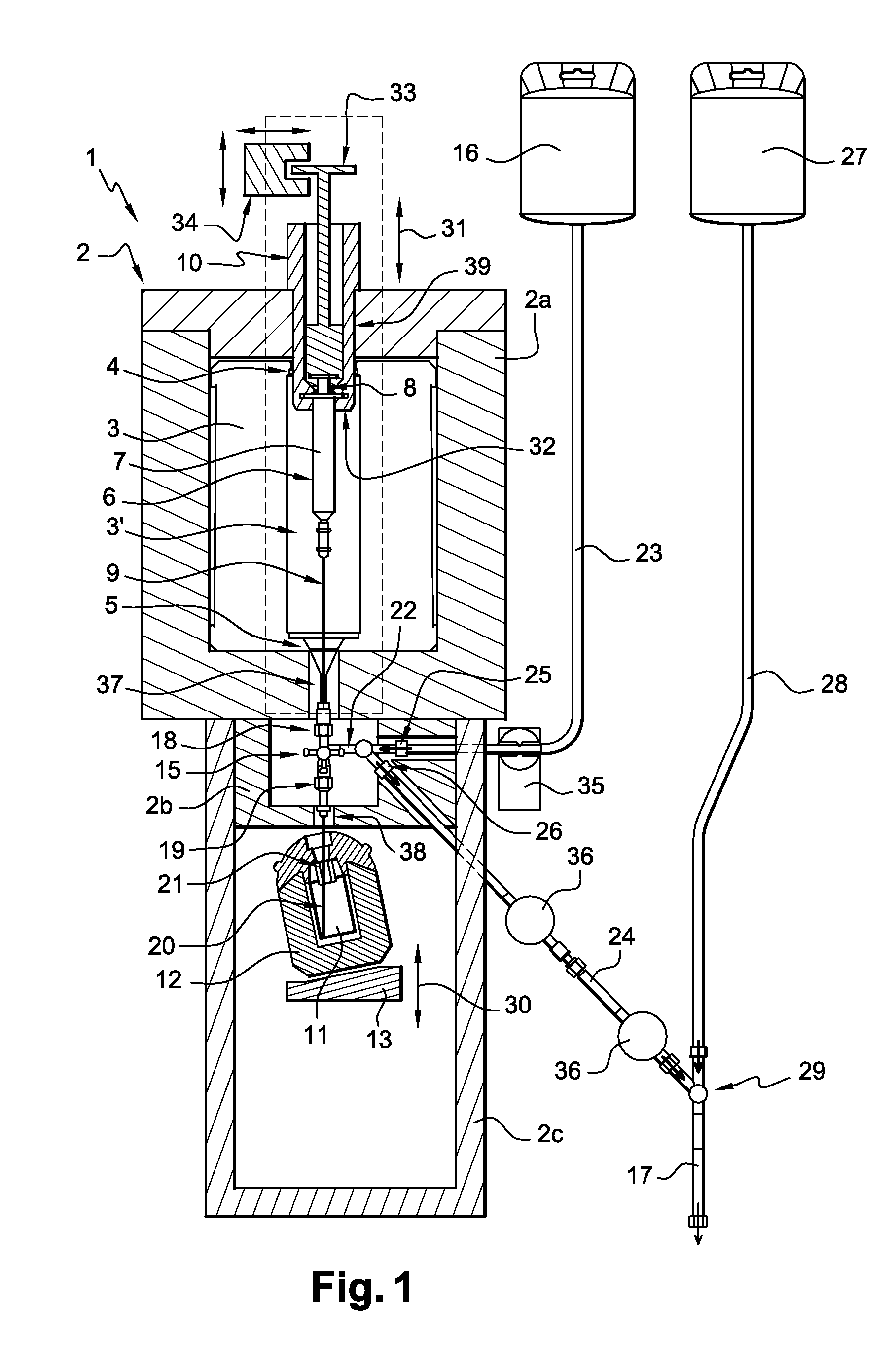 Medical unit for withdrawal, calibration, dilution and/or injection of an injectable radioactive product