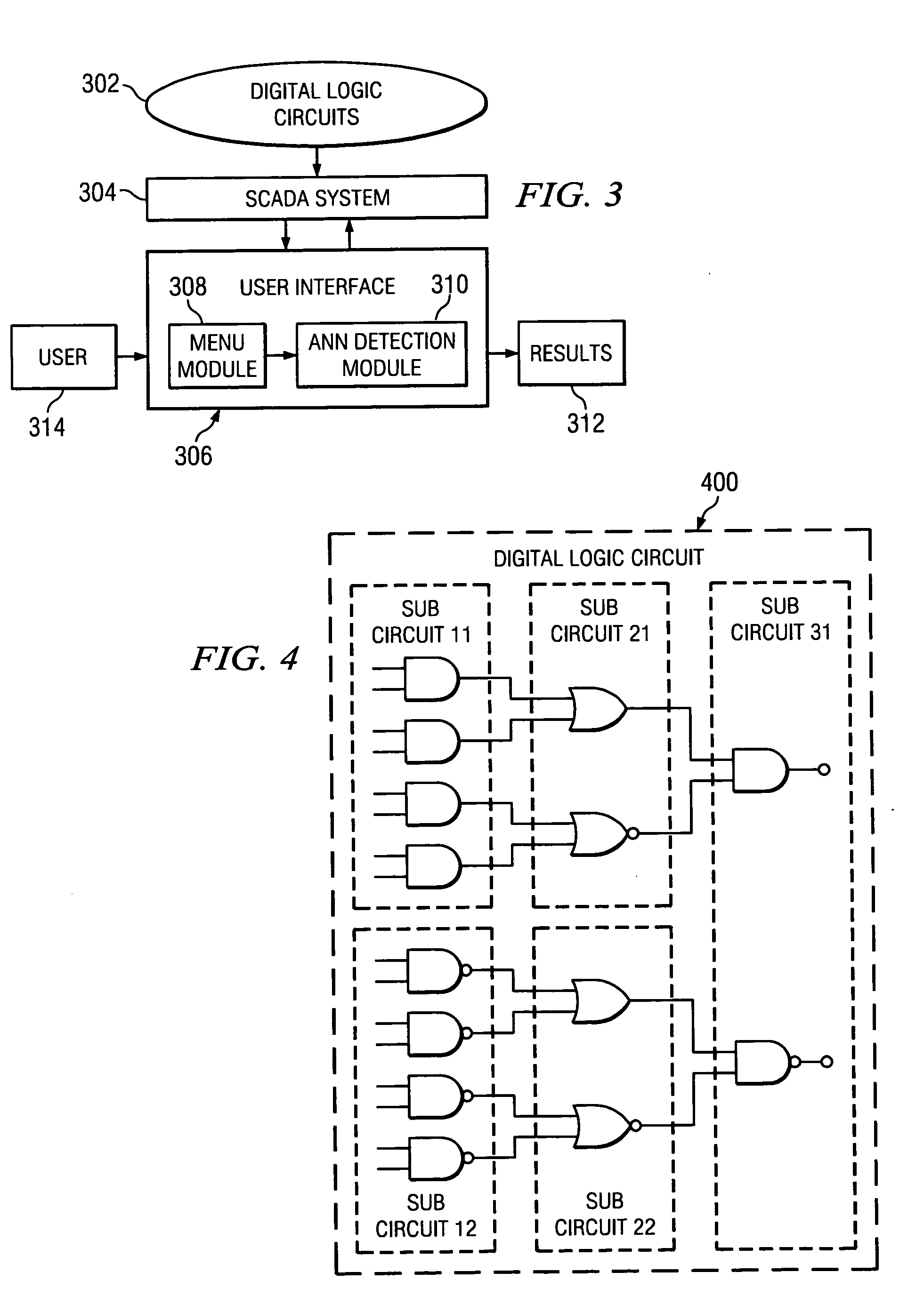 Error detection of digital logic circuits using hierarchical neural networks