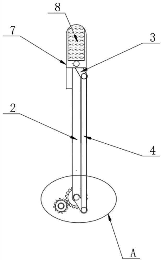 Oral malodor detection device convenient to operate