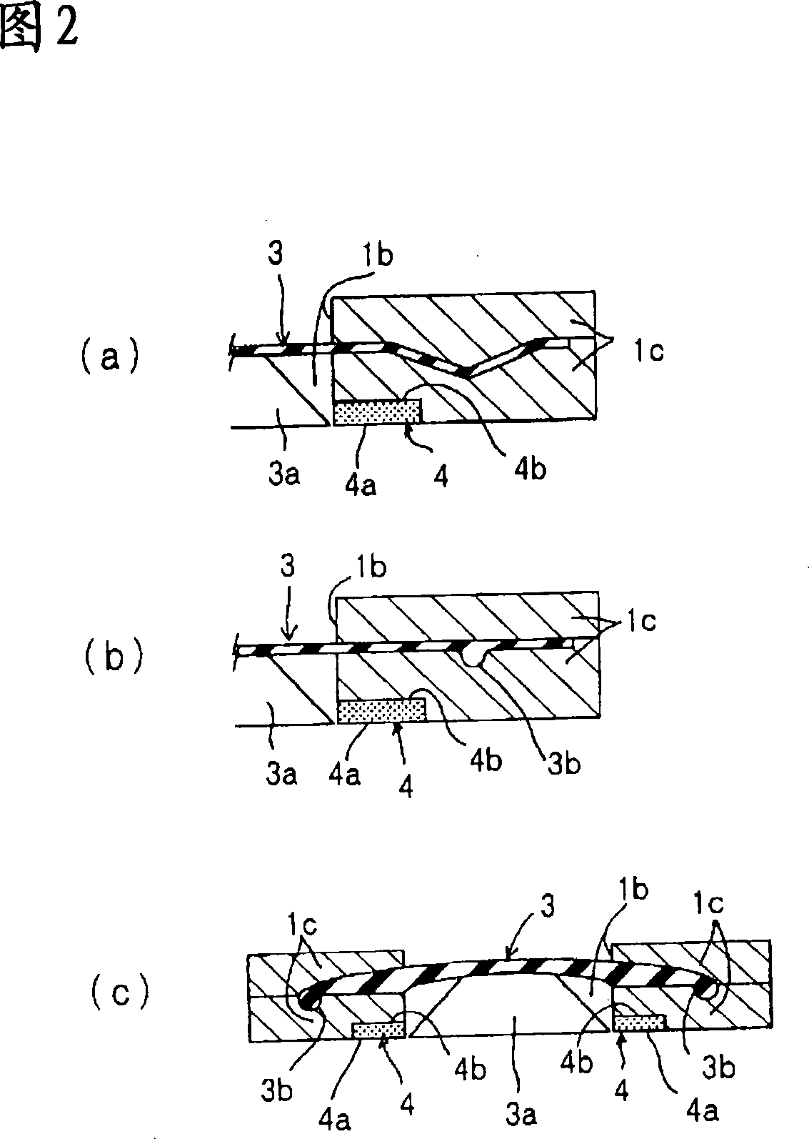 Adhesive chuck device