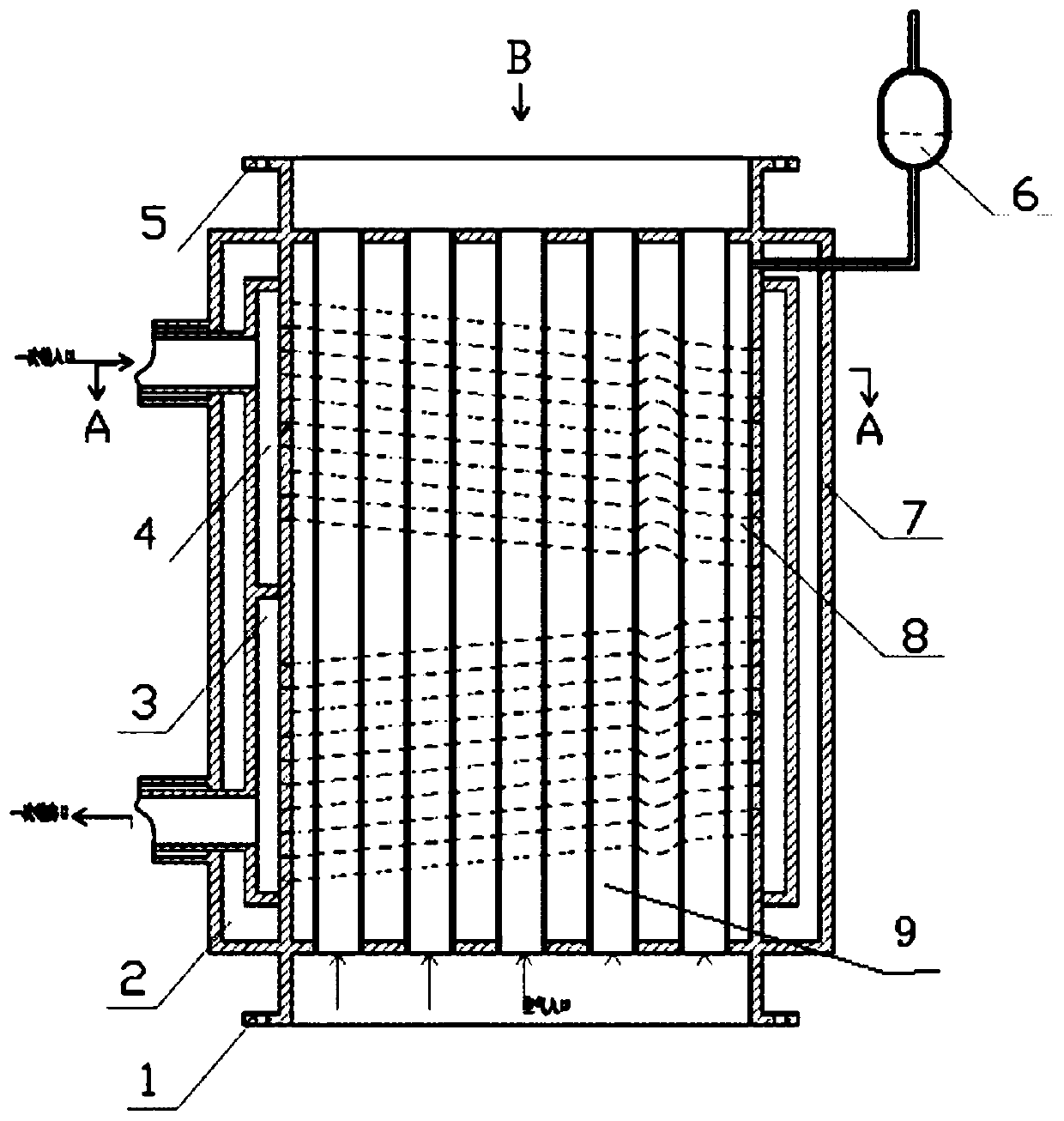 Cuboid sodium-sodium-air integrated heat exchanger