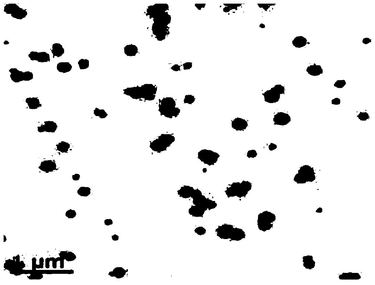 Method for detecting content of lead in tea leaves based on upconversion-gold nanometer-magnetic nanometer specific system