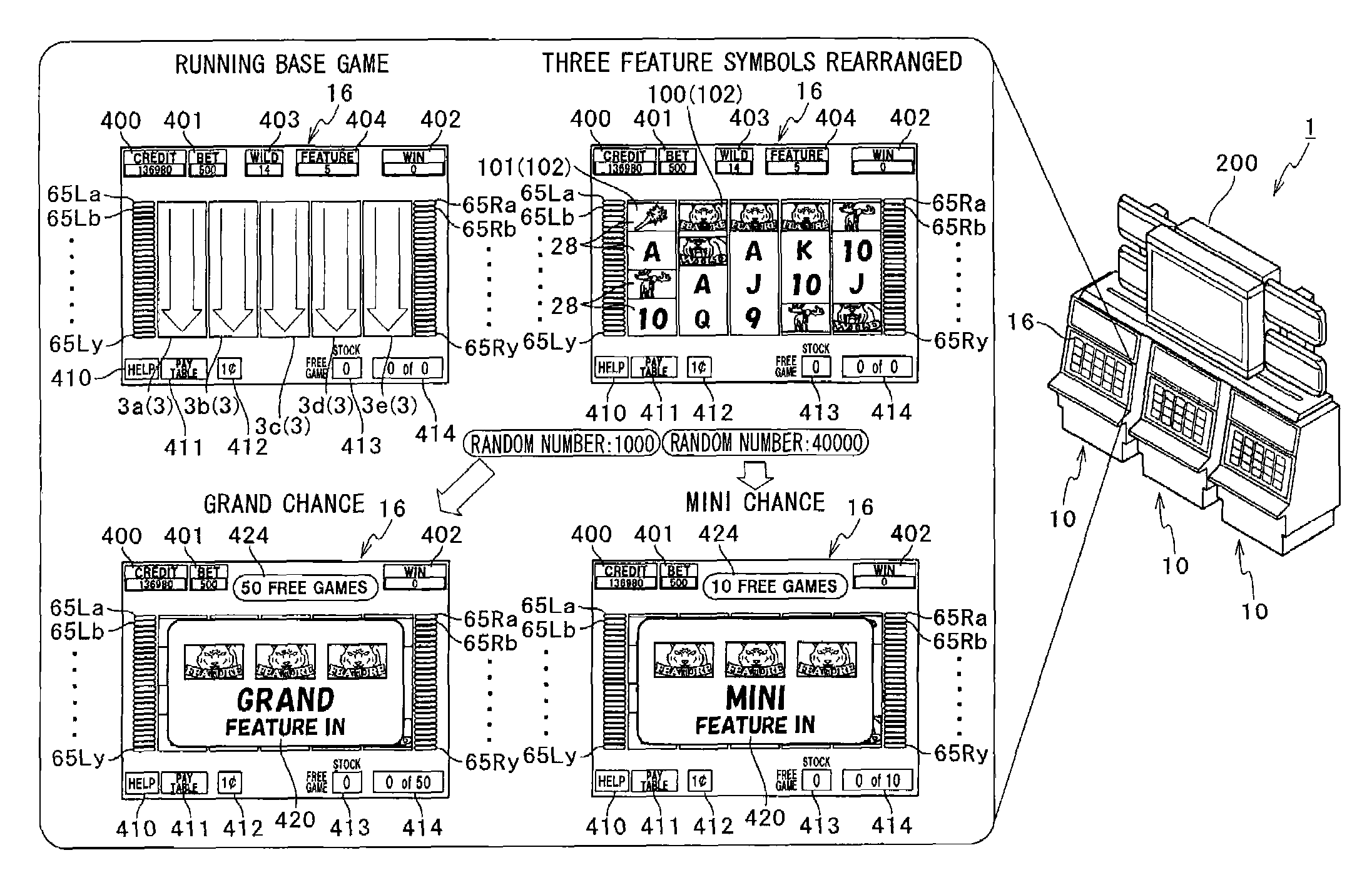 Gaming system and control method thereof which determines transition to special game