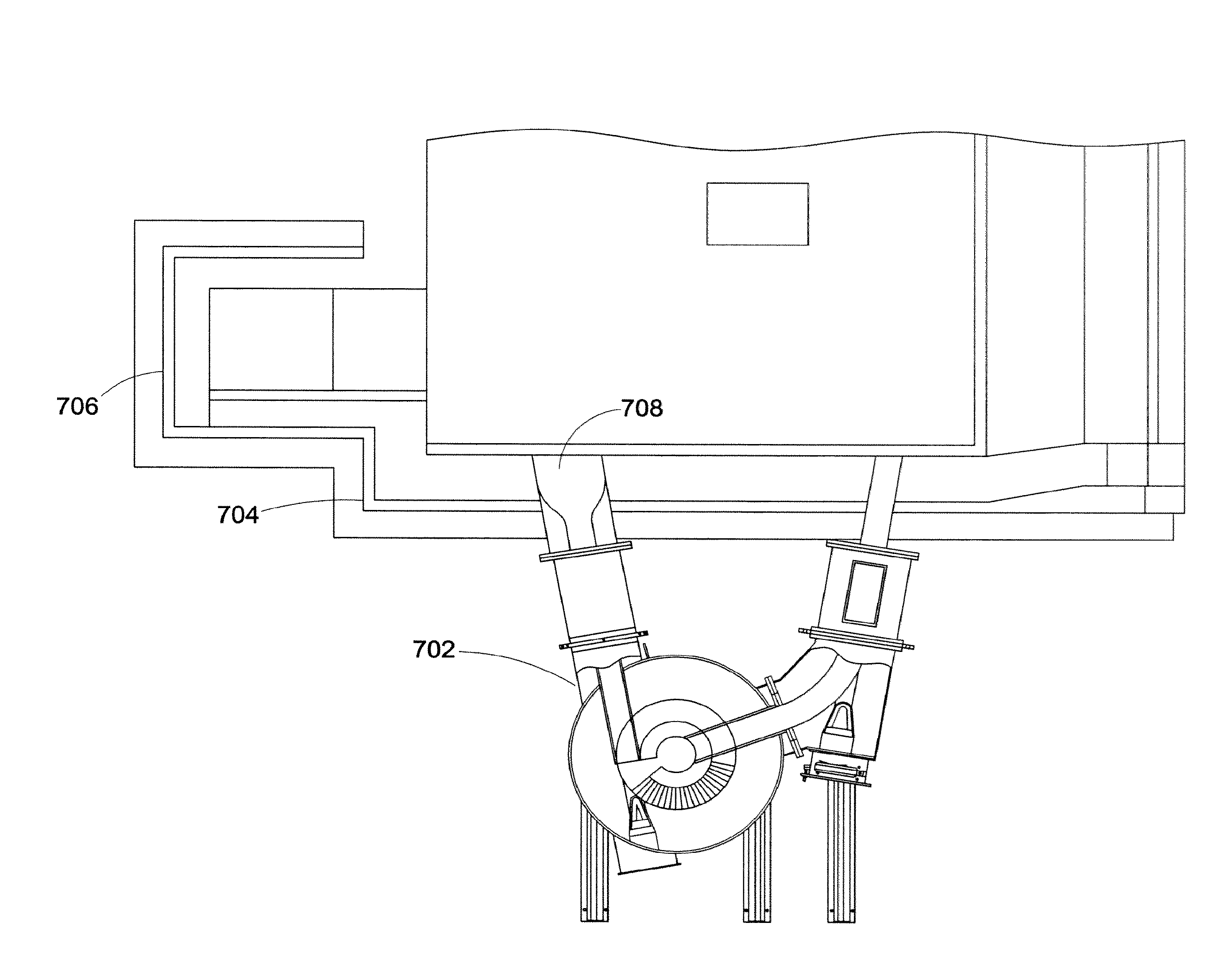 Scrap submergence system