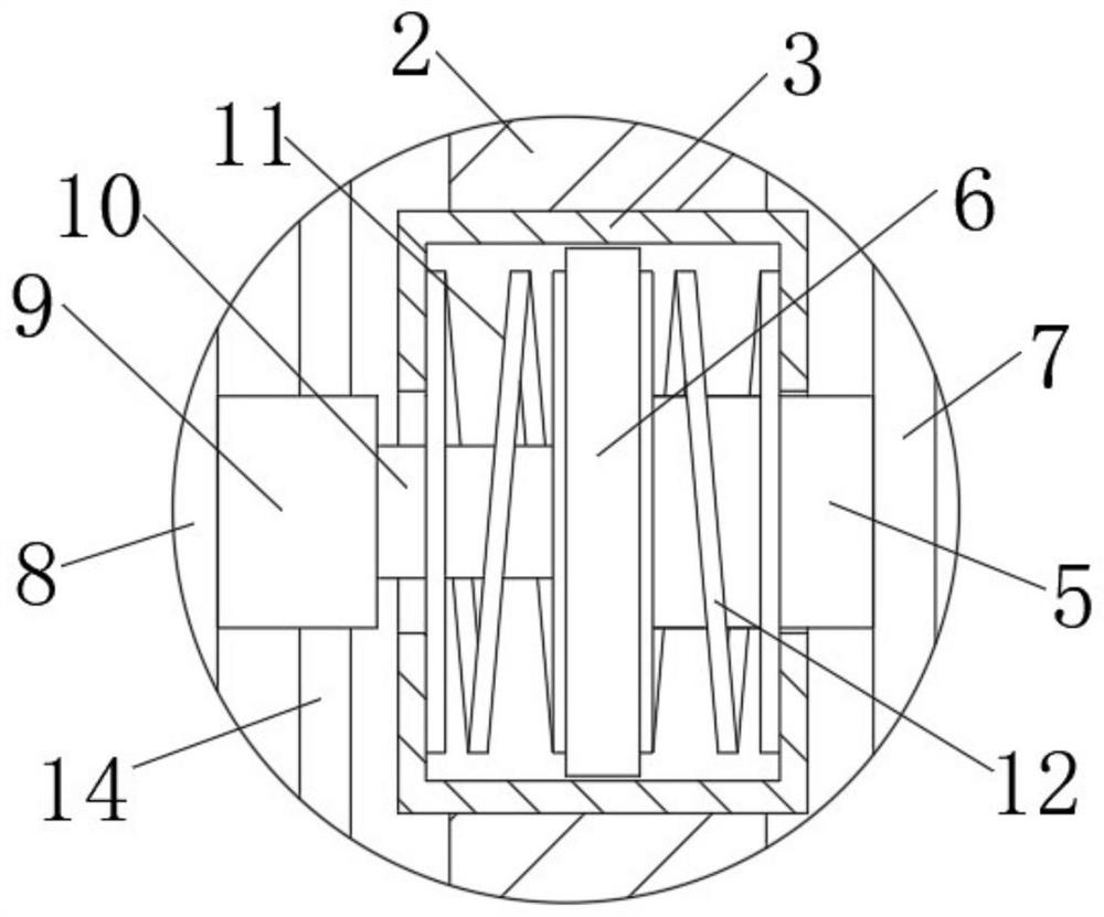 An anti-collision support structure for dock lifting equipment