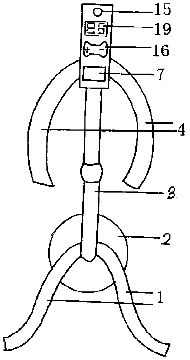 Linear motor massager for Sanyin acupoint and Zusanli acupoint