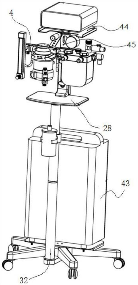 Animal anaesthesia machine