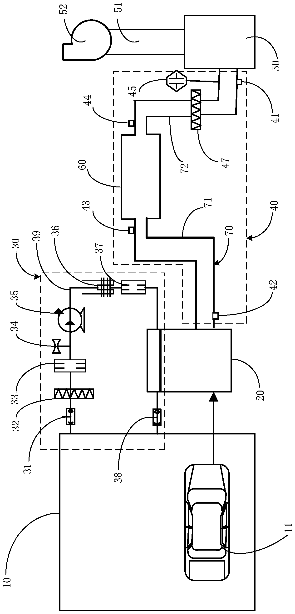 Water condensation monitoring system for monitoring water condensation in dilution channel and method for vehicle emission testing