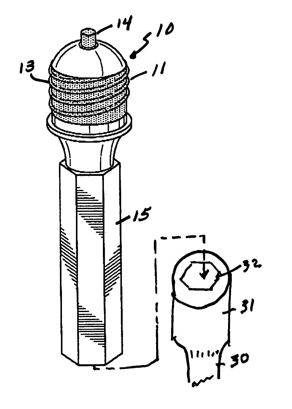 Light bulb socket burnishing tool