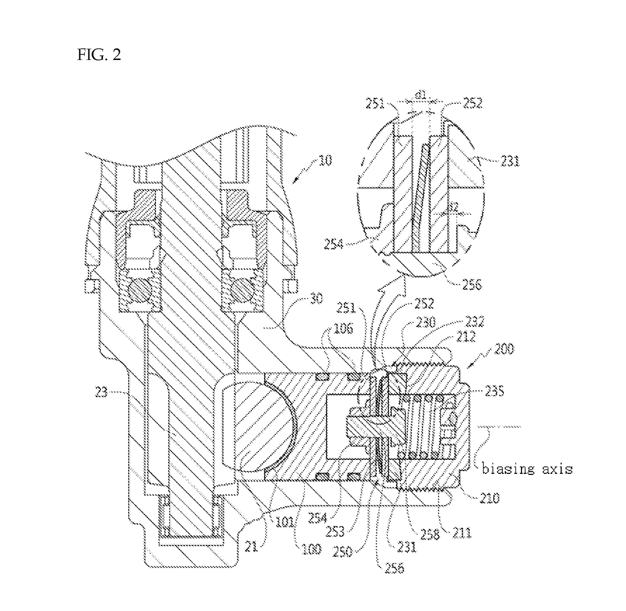 Rack bar supporting device for steering gear