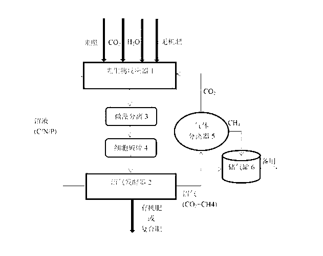 Method for producing biogas energy while preparing organic fertilizer or compound fertilizer by using inorganic fertilizer