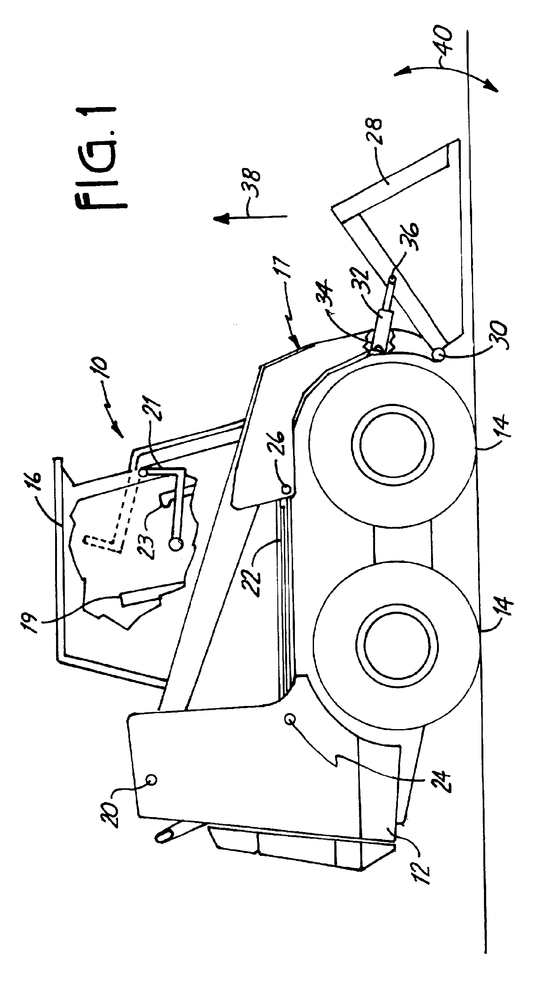 Joystick steering on power machine with filtered steering input