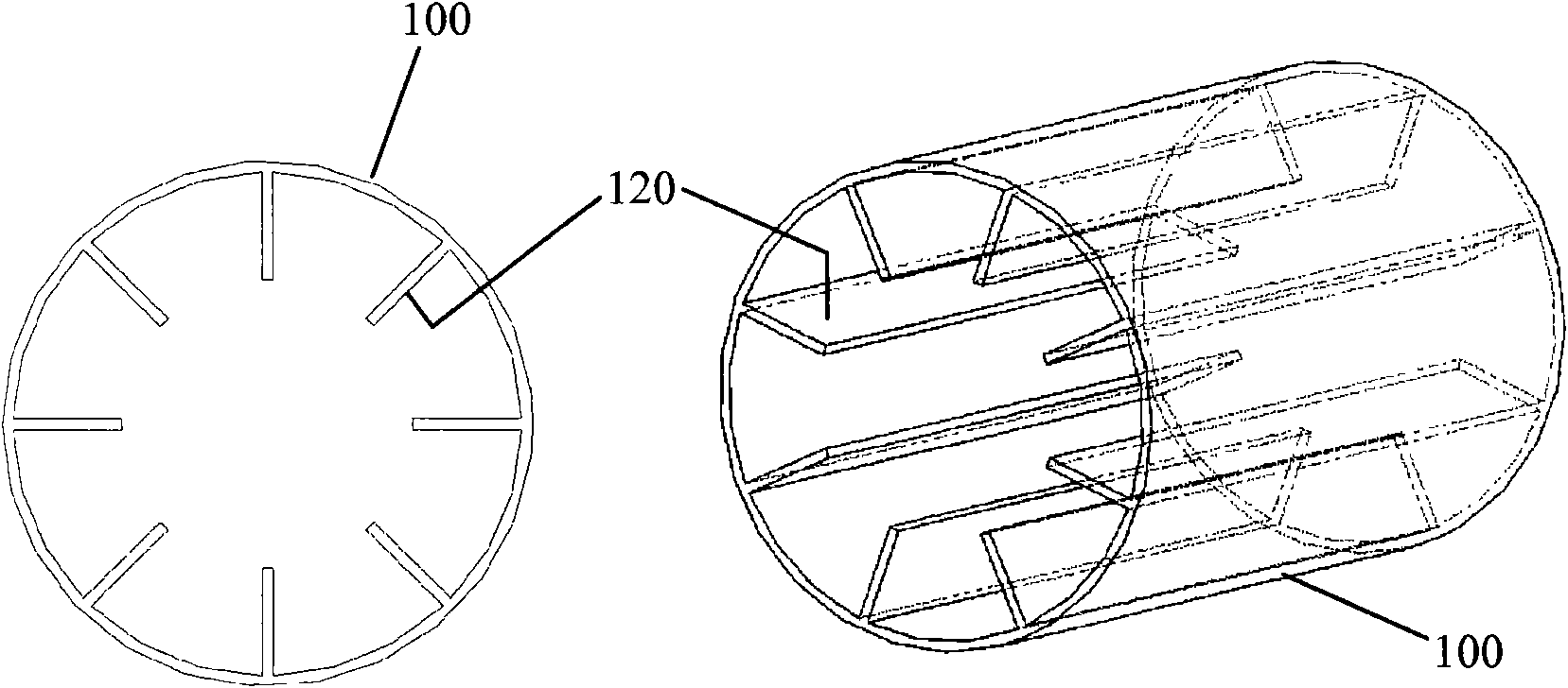 High surface cultivation system with surface increasing substrate