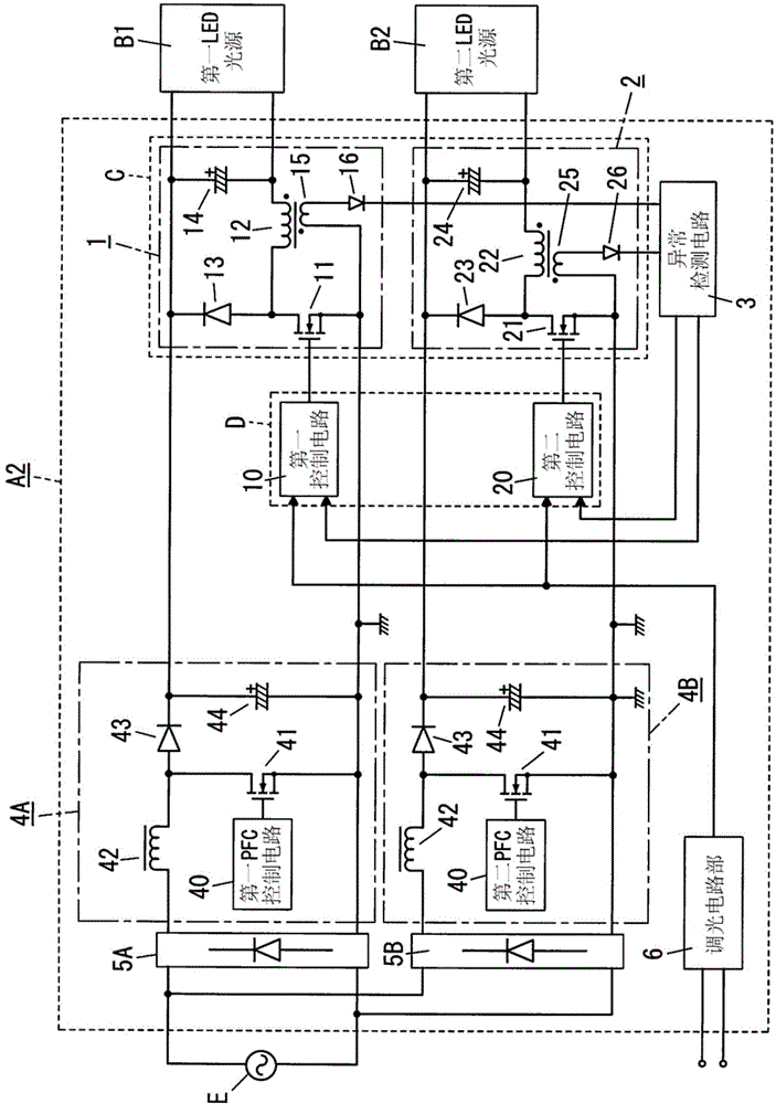 LED driving apparatus and illuminating device